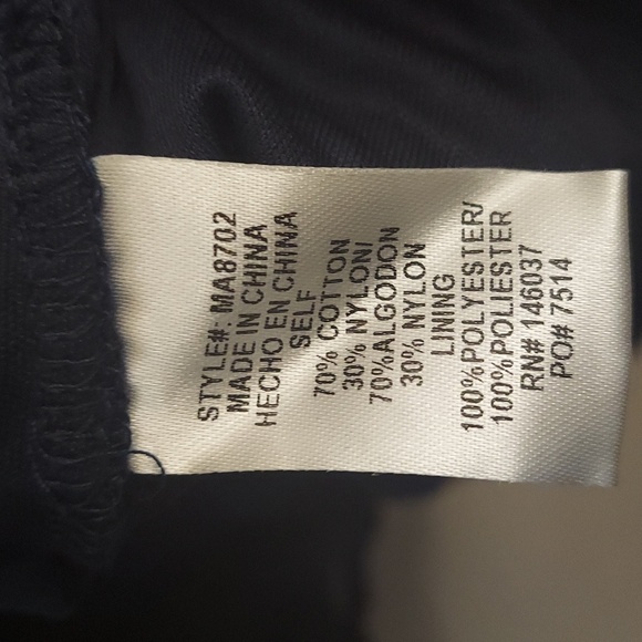 MISS AVENUE Navy Lace Short Sleeve Romper - Picture 13 of 14